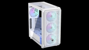 Endorfy Számítógépház - Arx 700 White ARGB (ATX /micro ATX/ITX, 1xUSB-C, 2xUSB3.0, 4x14cm LED ventilátor, ablak, fehér) (EY2A017)